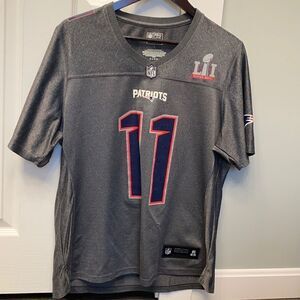 Patriots Edelman #11 Proline Jersey Gray size L